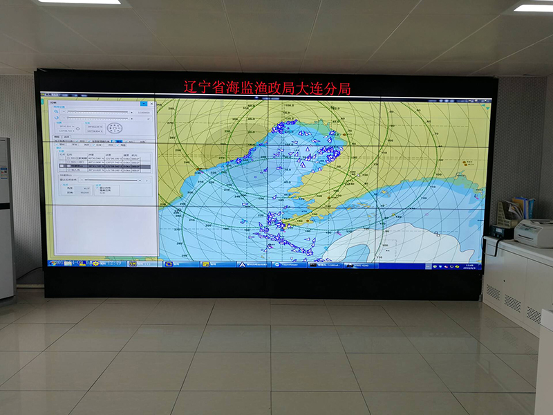 [液晶拼接屏]遼寧漁政局大連分局三星55寸機柜拼接屏